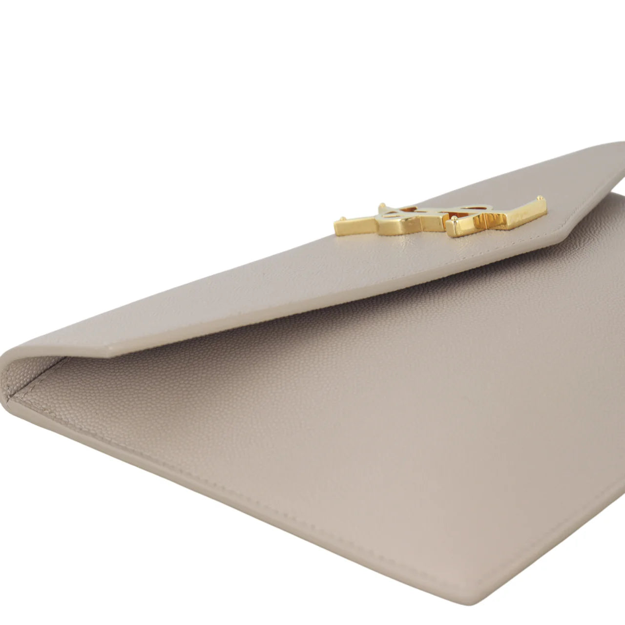 YSL Beige Uptown Pouch