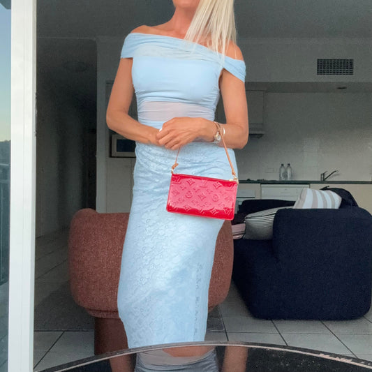 Louis Vuitton Red Pochette Handbag