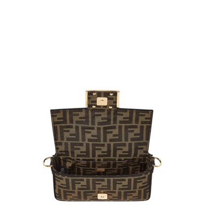 Fendi Baguette Mini Brown FF Jacquard